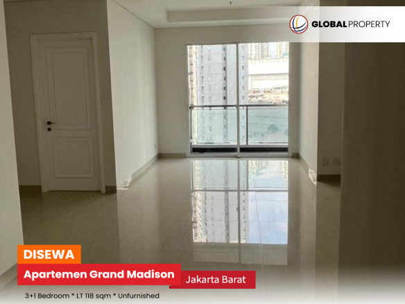 Apartemen Condominium Grand Madison Tipe 3 Kamar, Jakarta Barat