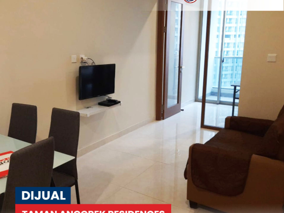 Fully Furnished 1 Bed 50m2, Pool View at Taman Anggrek Residences
