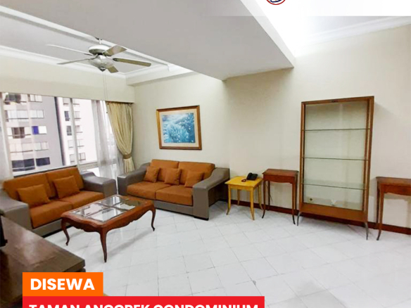 Taman Anggrek Condominium 2 Bedroom, Semi Furnished, Lantai Bawah