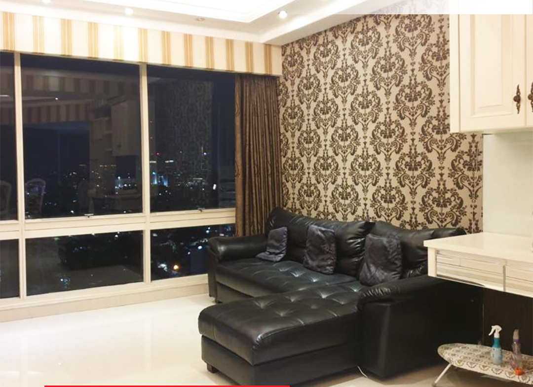 Taman Anggrek Condominium 2 Kamar Tidur, Semi Furnished, Lantai Bawah