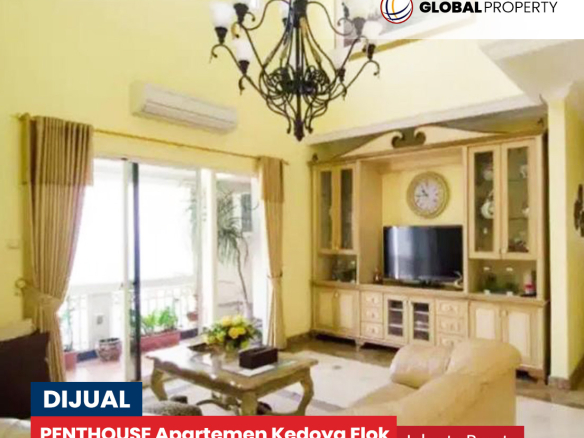 Dibawah Harga NJOP, Penthouse Apartemen Kedoya Elok, Jakarta Barat