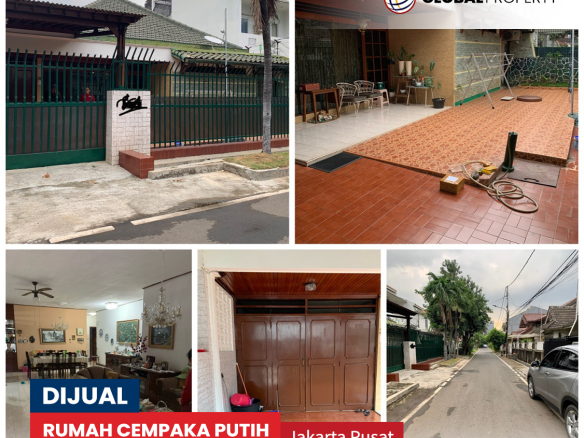 Turun Harga! Rumah Bagus 2 Lantai di Cempaka Putih, Jakarta Pusat