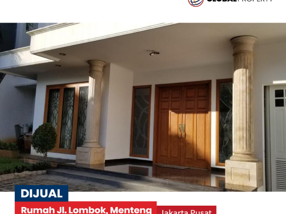 Rumah 2 Lantai di Jl. Lombok, Menteng, Jakarta Pusat