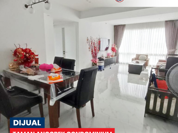 Fully Furnished Bagus 2 Bed, Low Floor at Taman Anggrek Condominium
