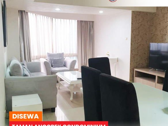 Fully Furnished Bagus, 2 Bed, Middle Floor, Taman Anggrek Condominium