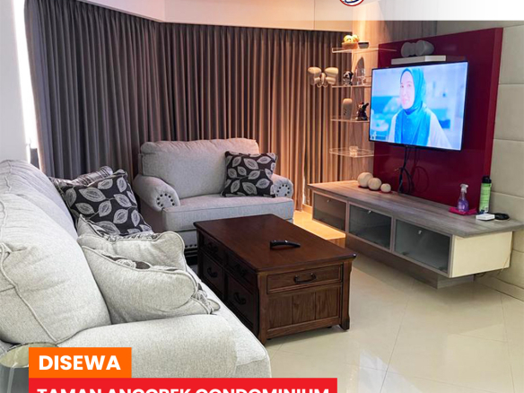 Good Condition! Fully Furnished 2 Bed, Taman Anggrek Condominium