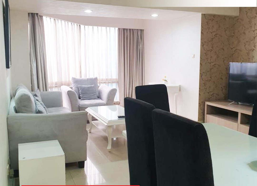 Fully Furnished Bagus, 2 Bed, Middle Floor, Taman Anggrek Condominium