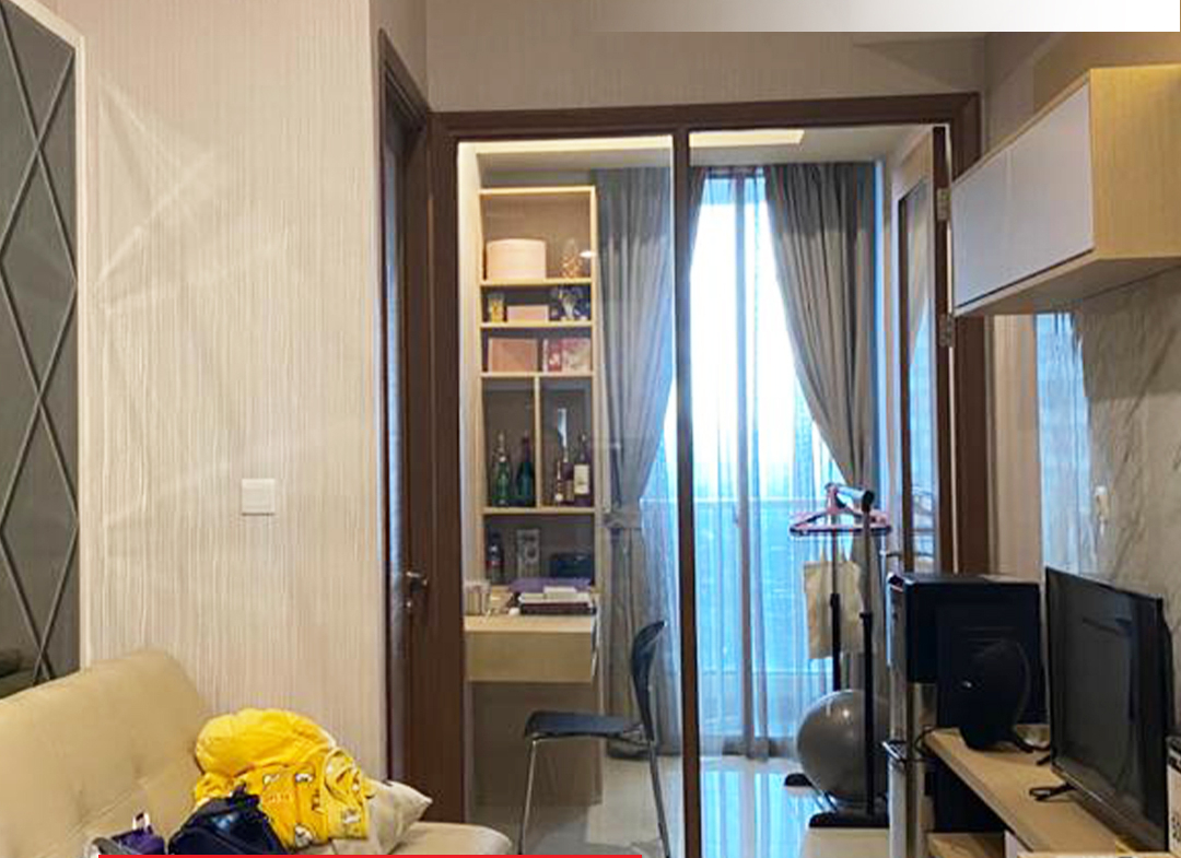 Fully Furnished, Taman Anggrek Residences 1 Bed, Low Floor, Pool View