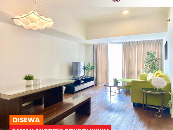 Taman Anggrek Condominium 2 Bedroom, Fully Furnished, Lantai Tengah