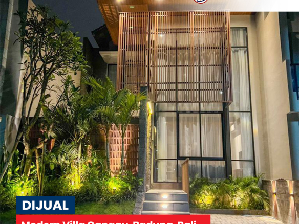 Fully Furnished! Modern Villa in Canggu, Badung, Bali