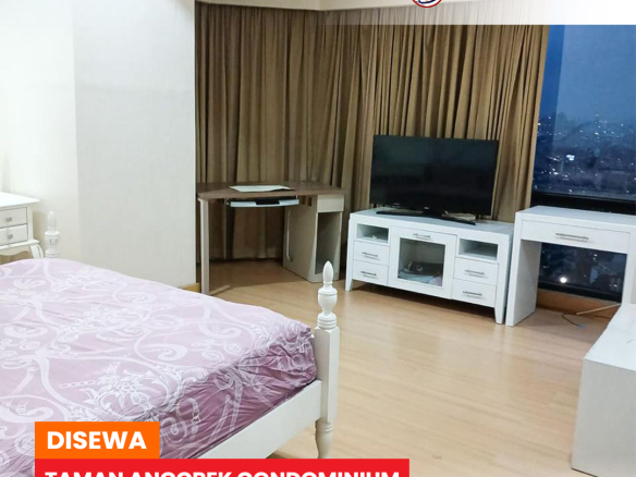 Rent Taman Anggrek Condominium Fully Furnished 3 Bedroom, High Floor