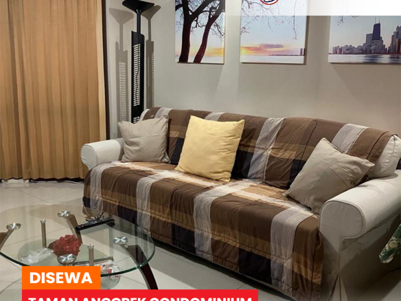 Siap Huni Kondisi Fully Furnished 2 Bedroom, Taman Anggrek Condominium