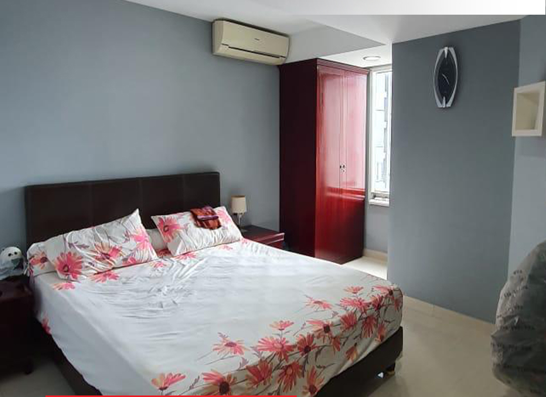 Fully Furnished, Middle Floor, 3 Bedroom Taman Anggrek Condominium