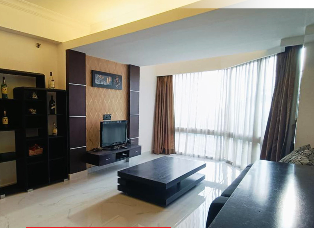Fully Furnished Taman Anggrek Condominium 2 Bedroom, Low Floor, Pool View