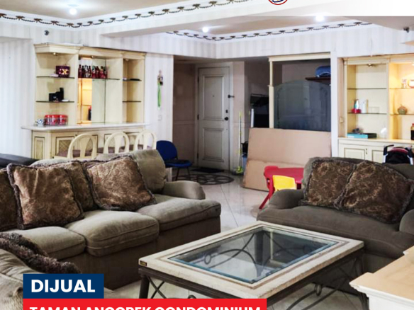 Full Furnish 3 Bed Combined Unit, Low Floor, Taman Anggrek Condominium