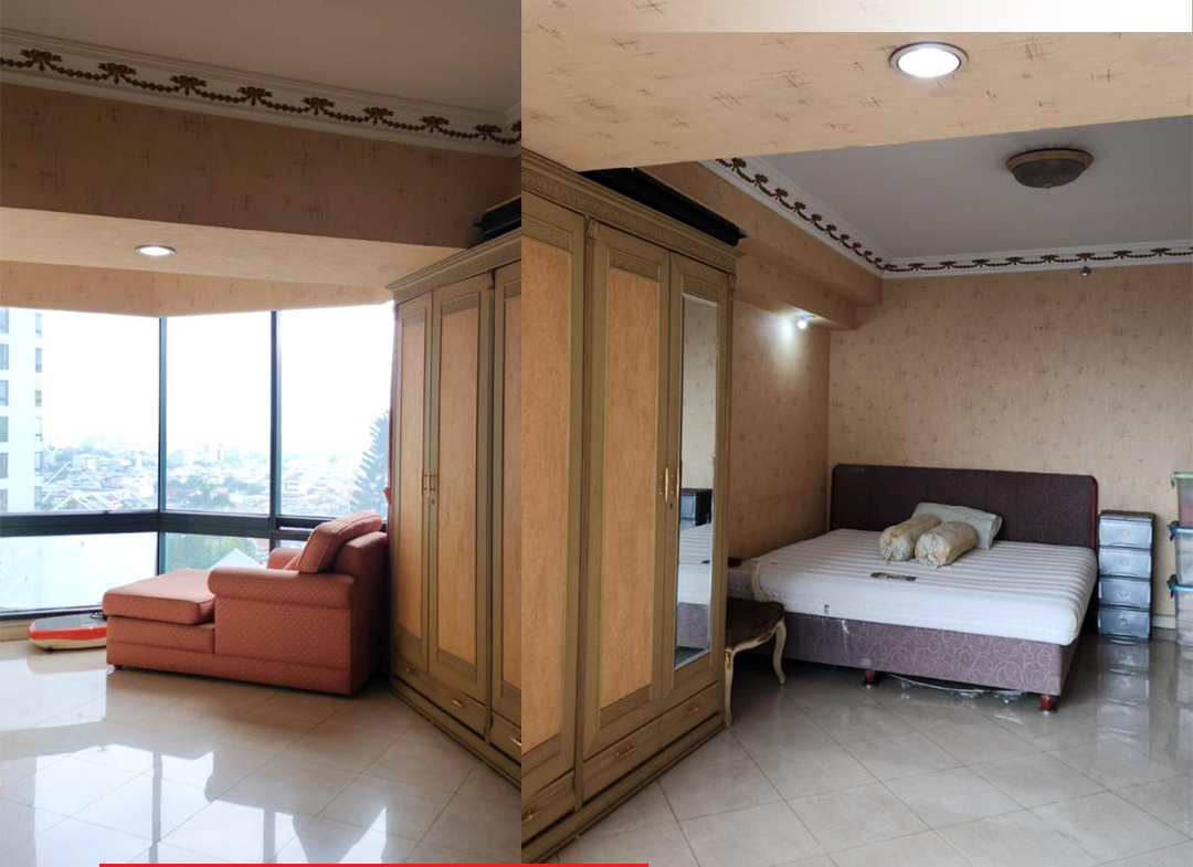 Full Furnish 3 Bed Combined Unit, Low Floor, Taman Anggrek Condominium