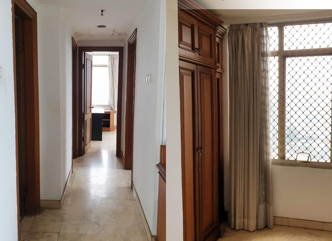 Jual Apartemen Slipi, Unfurnished, 3 Bedroom 118m2, Jakarta Barat