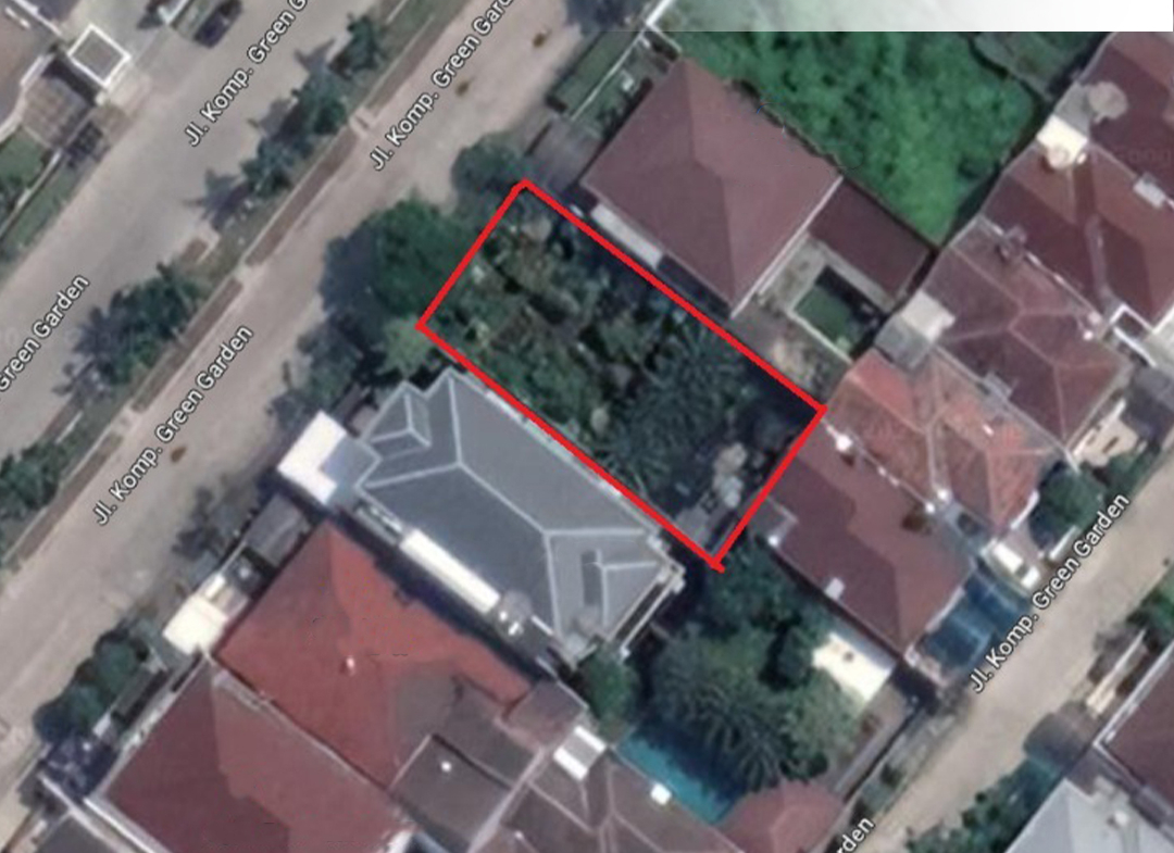 Lahan Cantik di Green Garden, Kebon Jeruk, Jakarta Barat