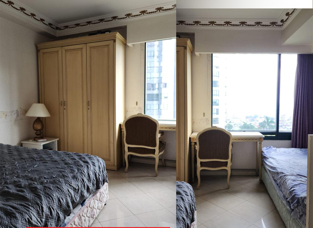 Full Furnish 3 Bed Combined Unit, Low Floor, Taman Anggrek Condominium
