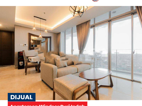 Turun Harga! Apartemen Windsor Puri Indah, 3 Bedroom, Fully Furnished, Jakarta Barat