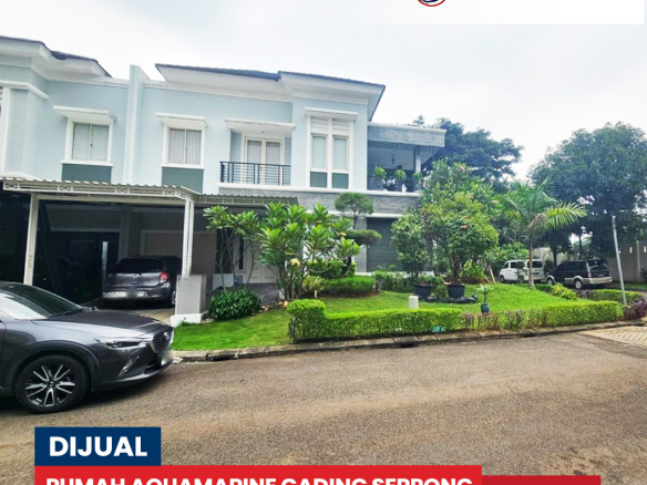 Rumah Hook Mewah di PHG Aquamarine Gading Serpong, Tangerang