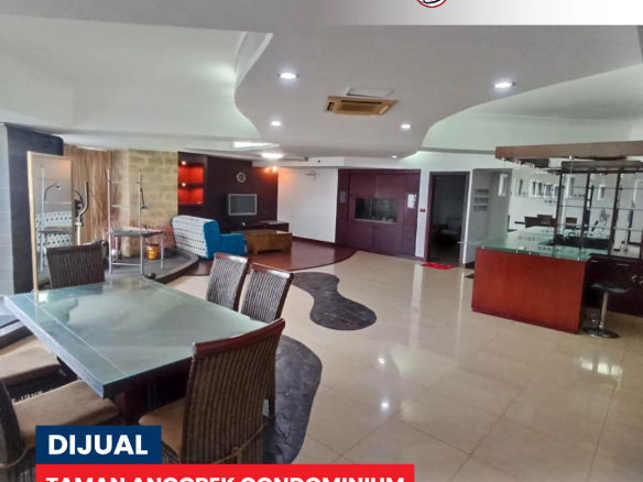 Jarang Ada, Taman Anggrek Condominium Full Furnished 3 Bedroom Combined Unit