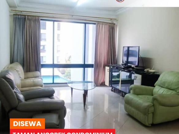 Taman Anggrek Condominium Fully Furnished 2 Bedroom, Low Floor