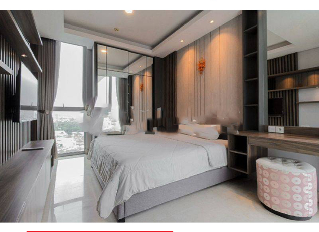 Turun Harga! Apartemen Windsor Puri Indah, 3 Bedroom, Fully Furnished, Jakarta Barat