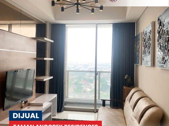 Taman Anggrek Residences Fully Furnished Bagus 3 Kamar Tidur, Lantai Tengah