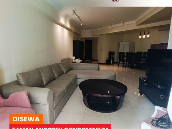 Good Condition! Taman Anggrek Condominium Fully Furnished 3 Bed, Low Floor