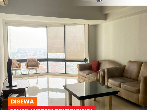 Full Furnished, Taman Anggrek Condiminium 2 Bed, Low Floor, City View