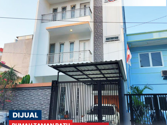 Rumah 3 Lantai di Jl. Taman Ratu, Kebon Jeruk, Jakarta Barat