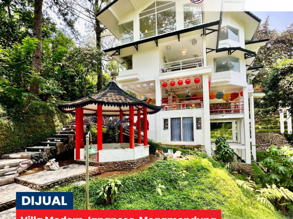 Full Furnished Villa Siap Huni Modern Japanese, Megamendung, Bogor
