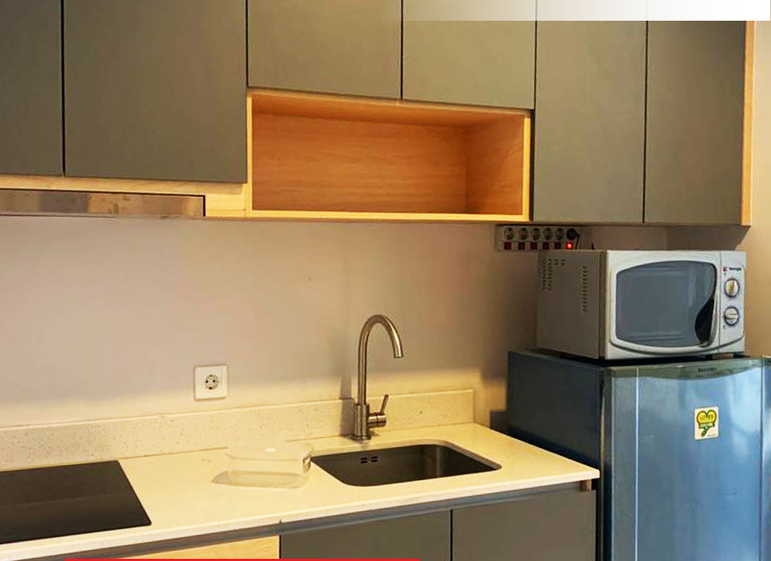Taman Anggrek Residences Fully Furnished Bagus 3 Kamar Tidur, Lantai Tengah