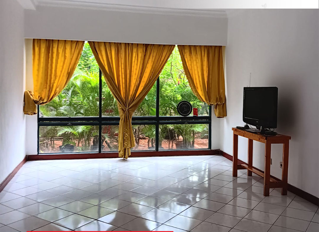 Semi Furnished 2 Bedroom, Garden View, Low Floor, Taman Anggrek Condominium