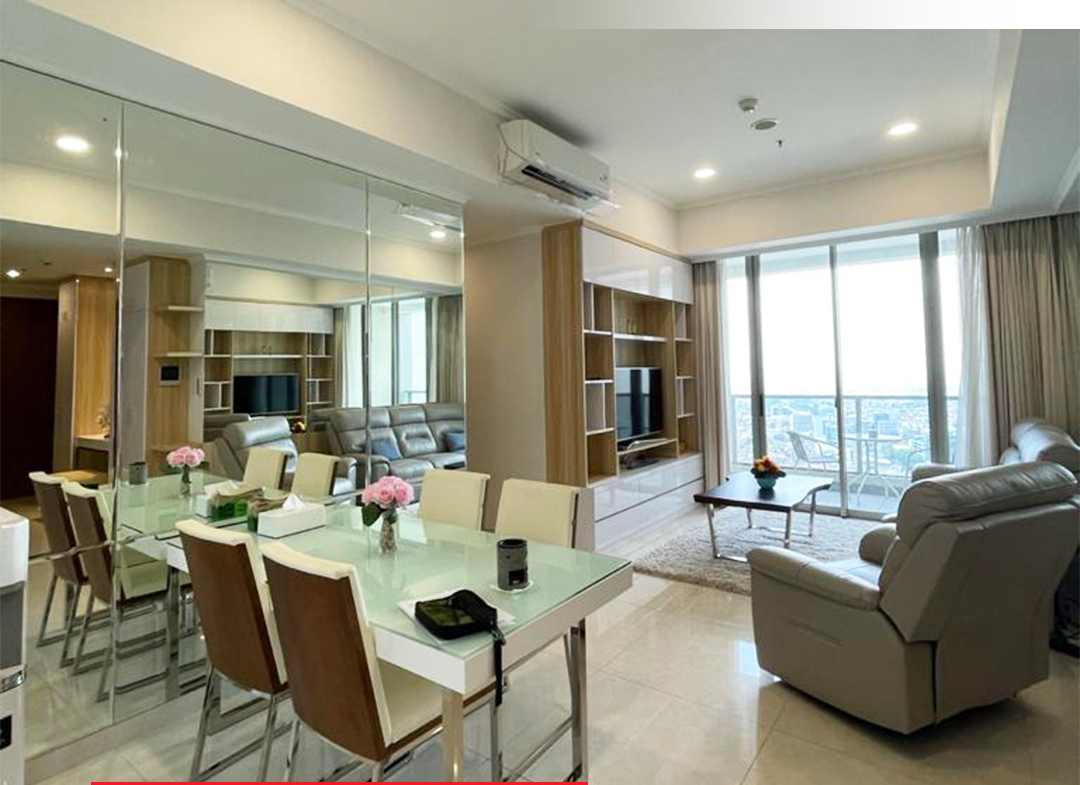 Turun Harga!! Good Condition Fully Furnished 3 Bed, Taman Anggrek Residences
