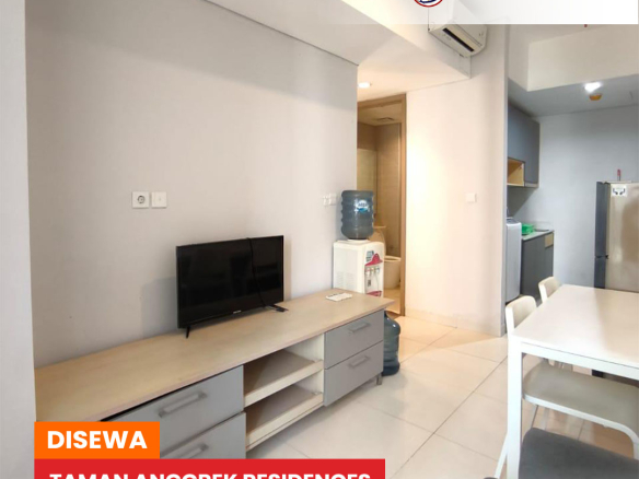 Fully Furnished Unit Hoek 2 Bed, Low Floor di Taman Anggrek Residences