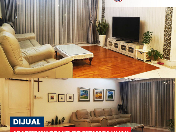 Apartemen Grand ITC Permata Hijau 3 Bedroom, Fully Furnished, Jakarta Selatan