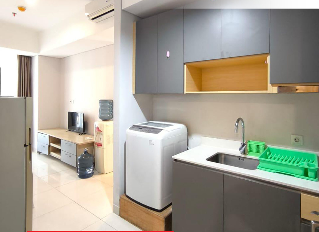 Fully Furnished Unit Hoek 2 Bed, Low Floor di Taman Anggrek Residences