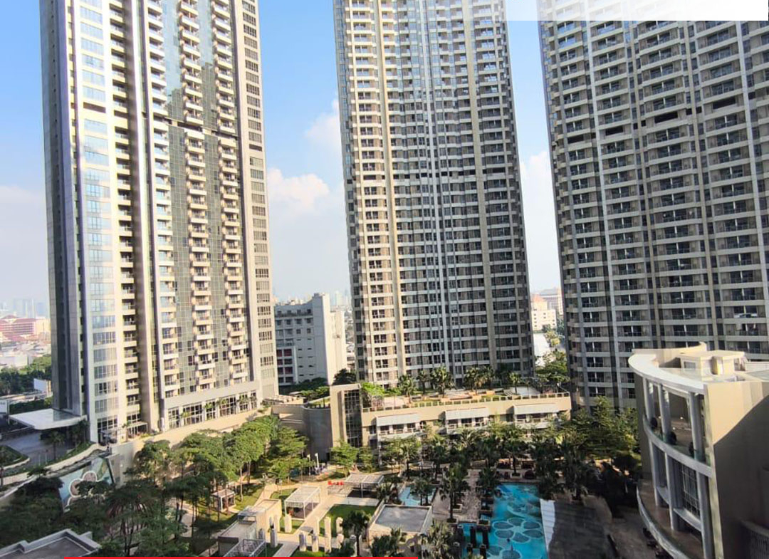 Fully Furnished Unit Hoek 2 Bed, Low Floor di Taman Anggrek Residences