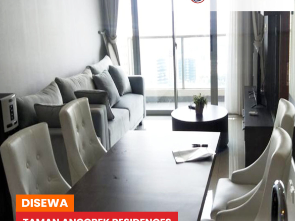 Taman Anggrek Residences Fully Furnished Bagus 2 Bedroom, Middle Floor