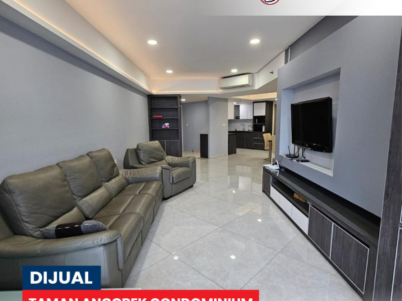 Fully Furnished Good Condition Taman Anggrek Condominium 3 Bedroom, Middle Floor