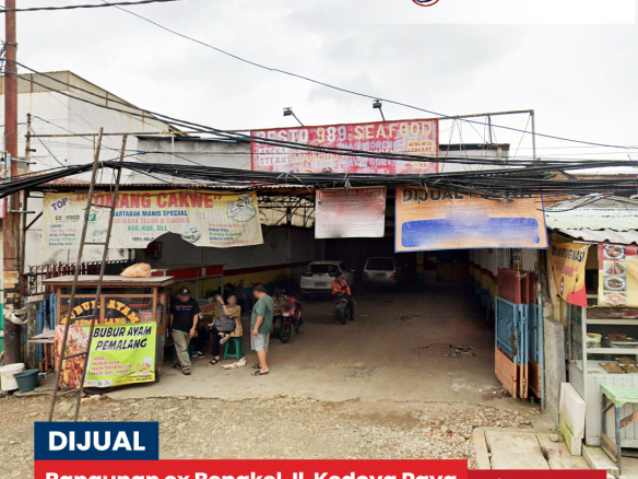 Bangunan ex Bengkel di Jalan Kedoya Raya, Kebon Jeruk, Jakarta Barat