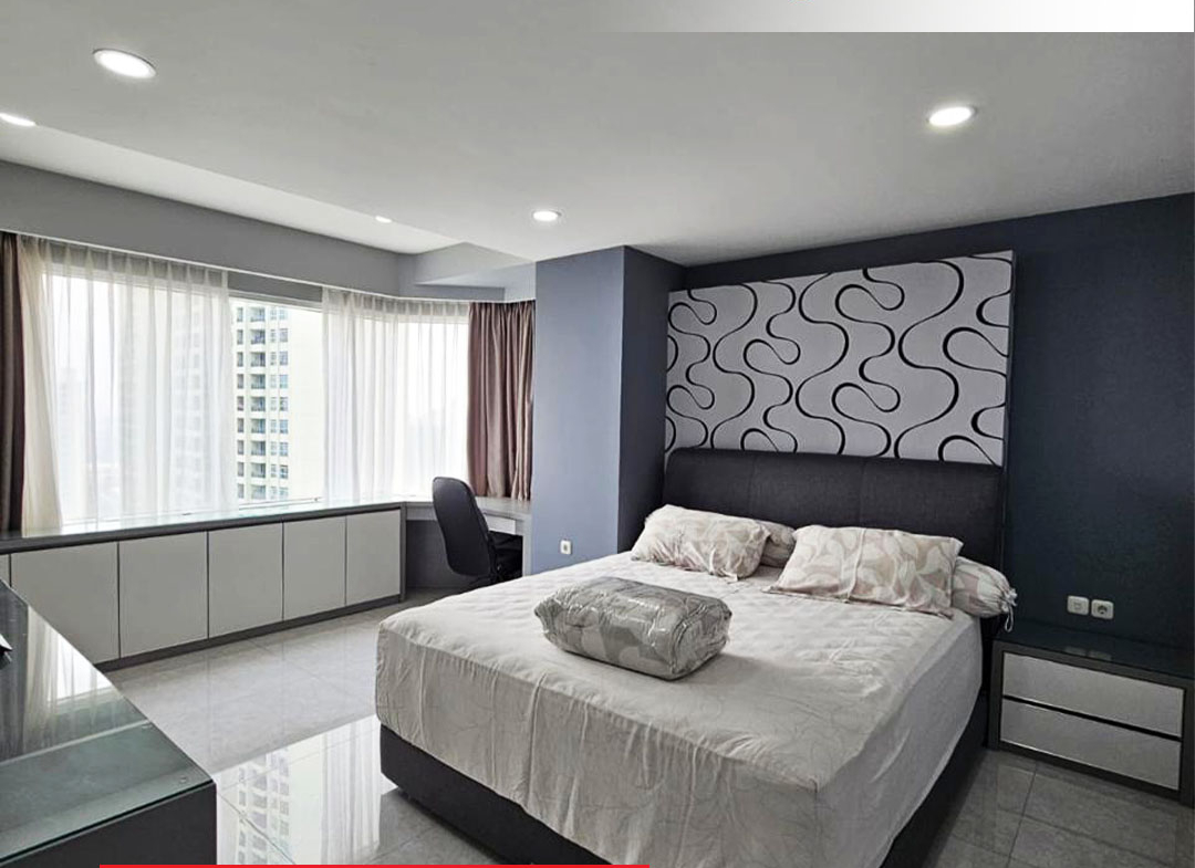 Fully Furnished Good Condition Taman Anggrek Condominium 3 Bedroom, Middle Floor