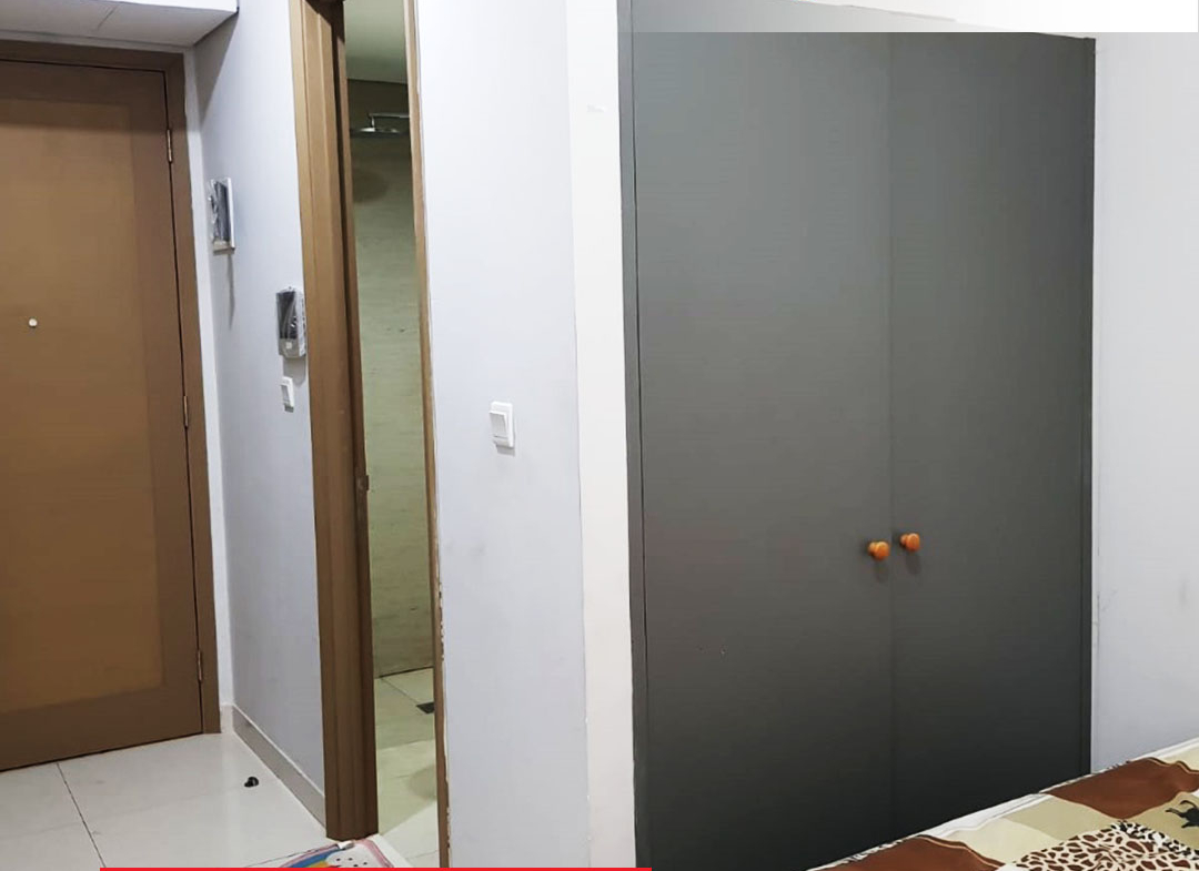 Taman Anggrek Residences Tipe Studio, Semi Furnished, Pool View