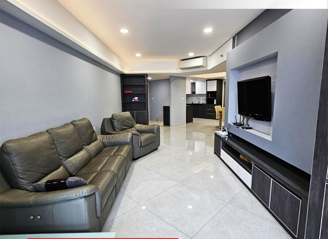 Fully Furnished Good Condition Taman Anggrek Condominium 3 Bedroom, Middle Floor