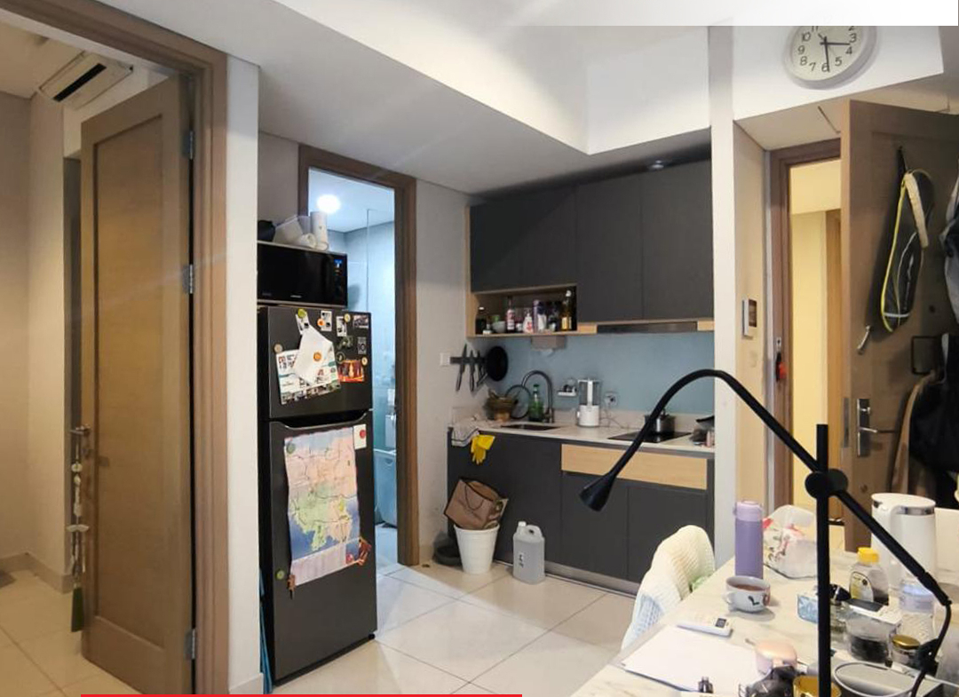 Taman Anggrek Residences, Semi Furnished, 1 Bedroom 38m2, Pool View
