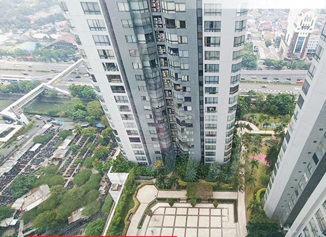 Fully Furnished, Taman Anggrek Condominium, 2 Bedroom, Mid Floor, Garden View