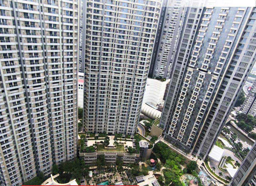 Taman Anggrek Residences, Semi Furnished, 1 Bedroom 38m2, Pool View