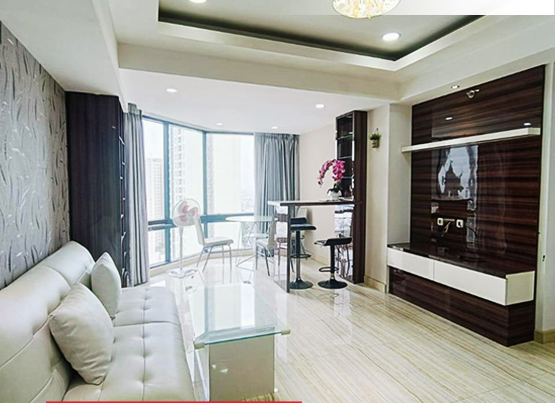 Termurah! Taman Anggrek Condominium 2 Bedroom, Fully Furnished, Middle Floor